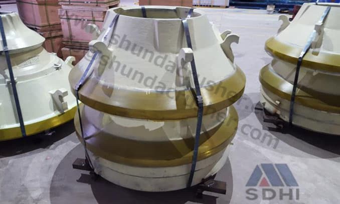 Sandvik H3800 cone crusher standard mantle_concave ring manufacture